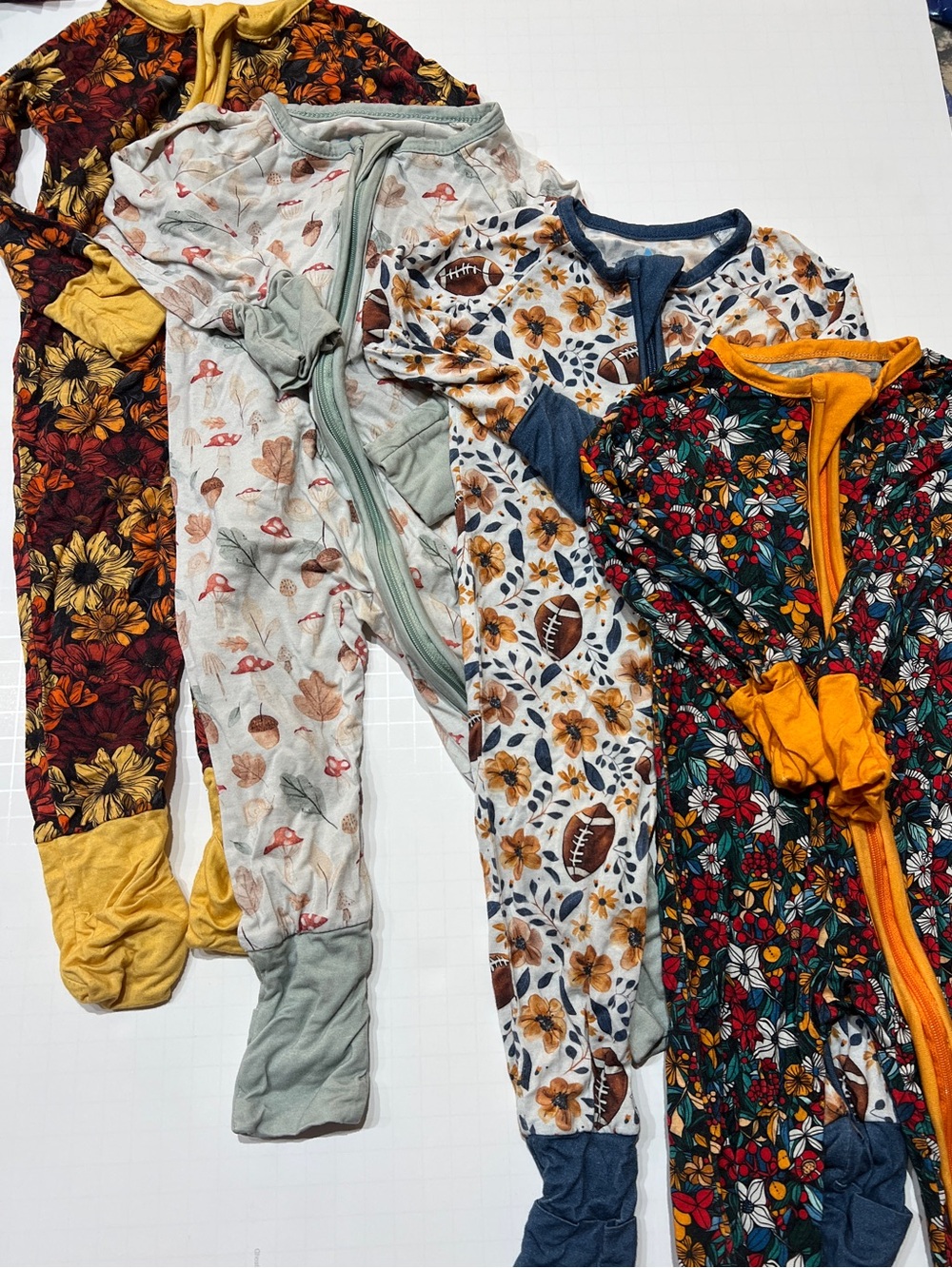 3-6m Little one shop bamboo pj bundle